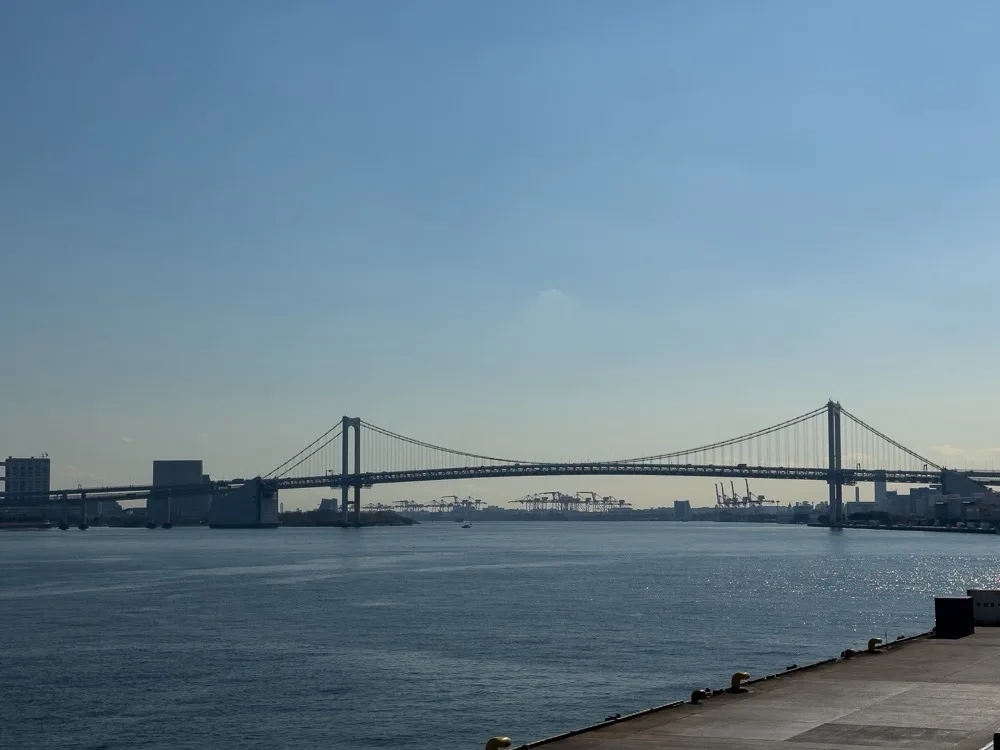 おだやかな東京湾の海面